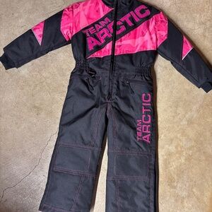 Arctic Cat girls one piece snow suit